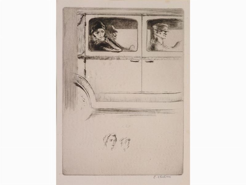 Edgar Chahine - Personaggi in Automobile