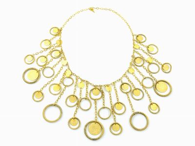 Collana in Metallo Dorato, Christian Dior