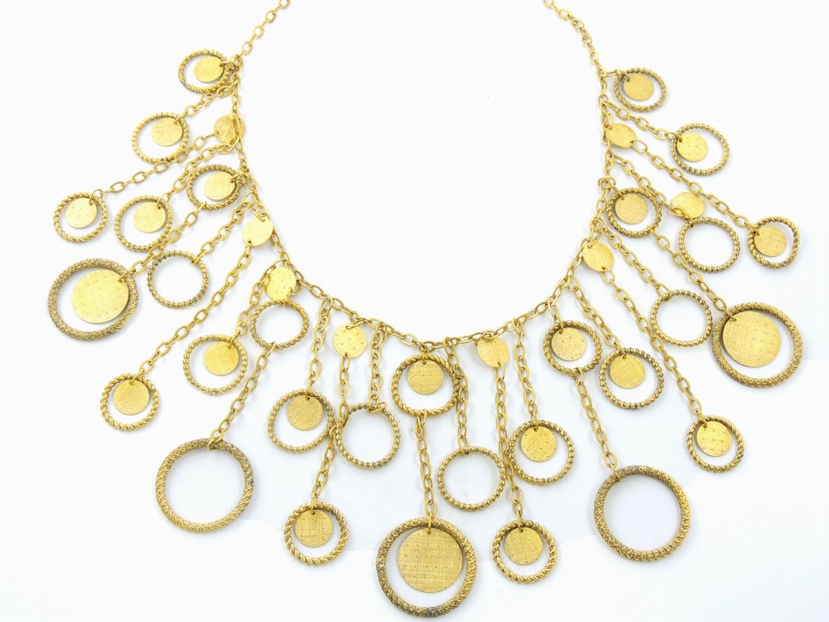 Collana in Metallo Dorato, Christian Dior