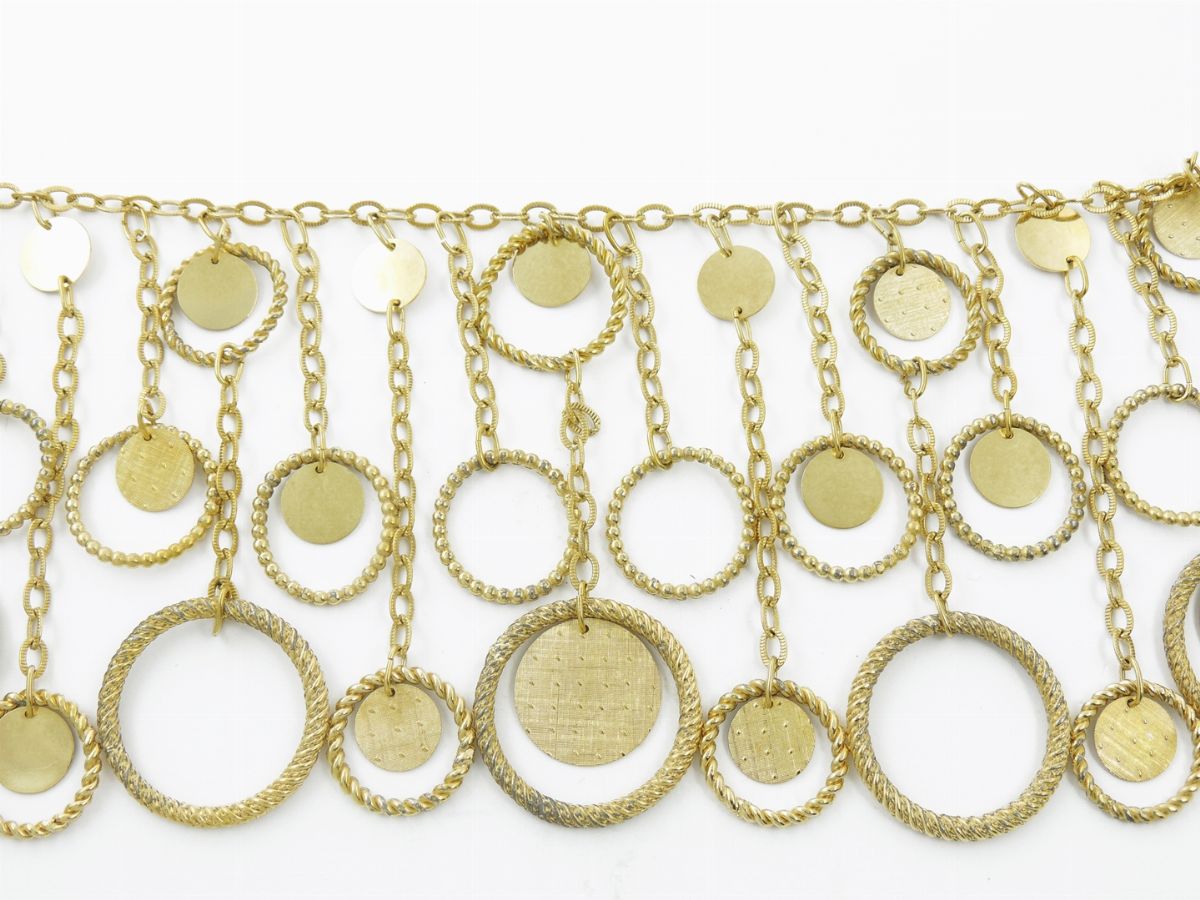 Collana in Metallo Dorato, Christian Dior