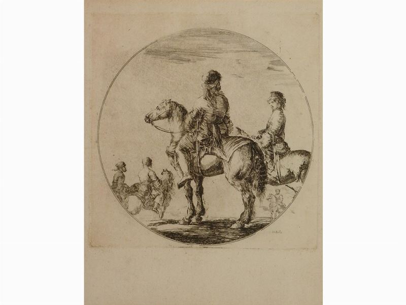 Stefano della Bella - Soldati a Cavallo
