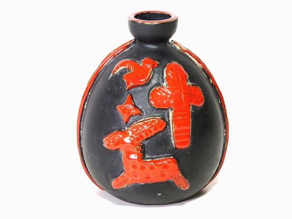 A Glazed Earthenware Vase  (Guido Gambone for Cantagalli (?))  - Auction Furniture and Old Master Paintings - I - Maison Bibelot - Casa d'Aste Firenze - Milano
