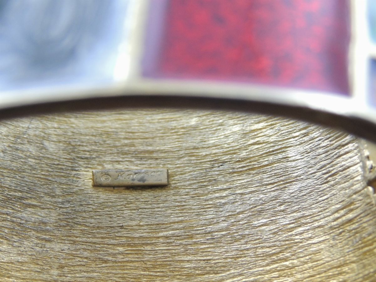 Bracciale in Metallo Dorato e Smalto, Maresco