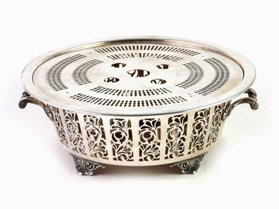 Scaldavivande Rotondo in Argento