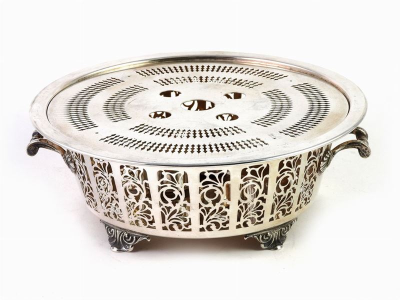 Scaldavivande Rotondo in Argento