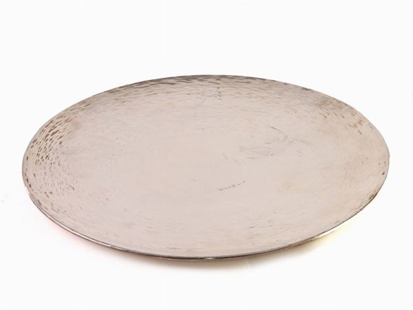 A Round Silver Tray