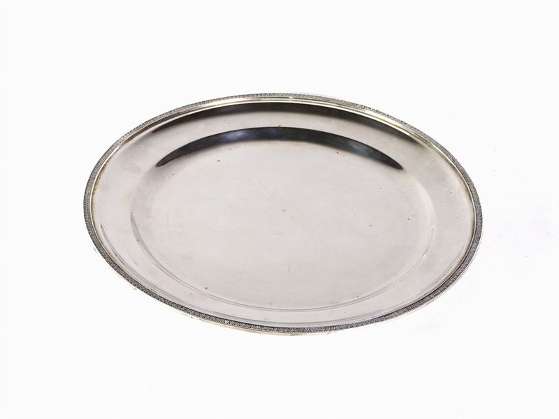 Vassoio Rotondo in Argento