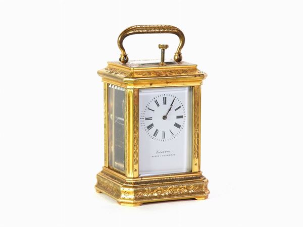 A Small Brass Carriage Clock