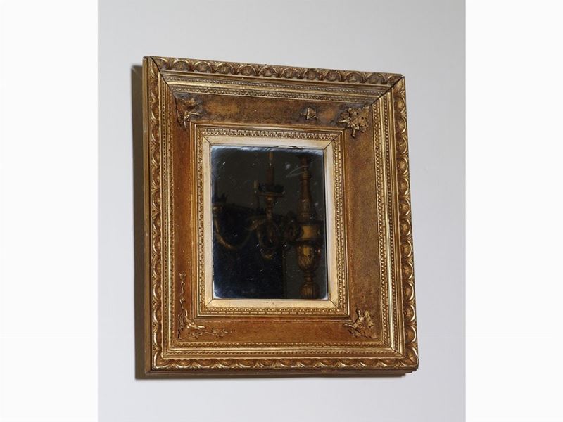 Specchiera in Legno e Pastiglia Dorata
