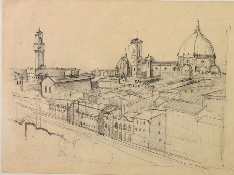 Gianni Vagnetti - Veduta di Firenze
