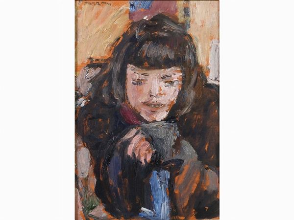 Enzo Faraoni : Portrait of a Woman 1967  ((1920-2017))  - Auction Modern and Contemporary Art - III - Maison Bibelot - Casa d'Aste Firenze - Milano