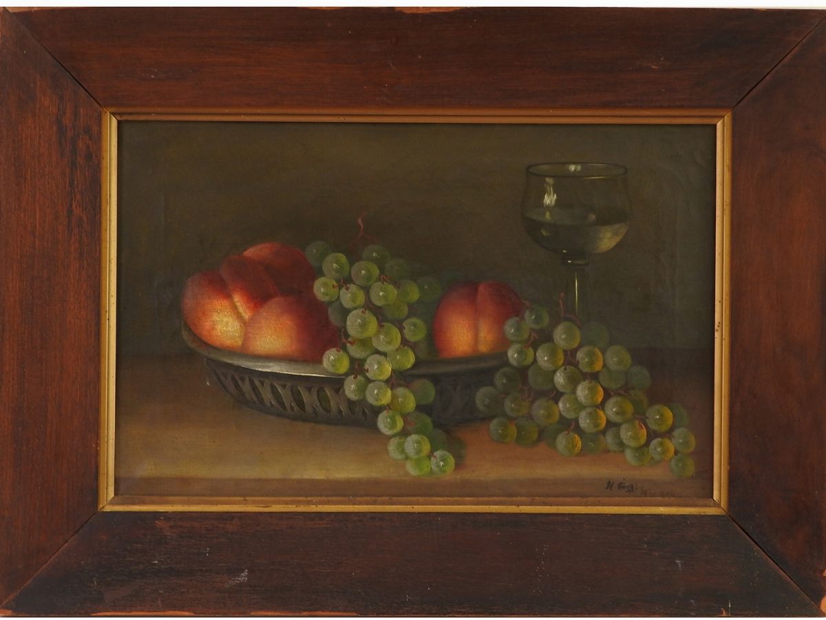 Scuola Tedesca del XIX Secolo - Nature Morte con Frutta