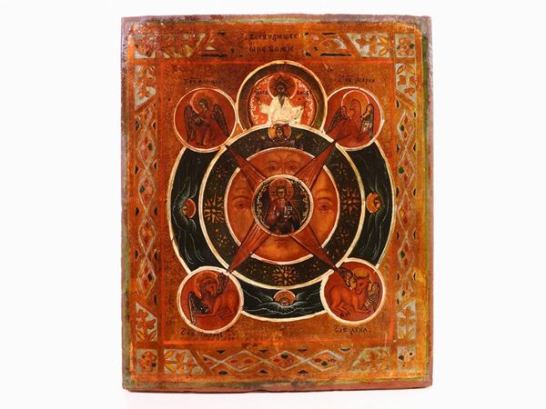 The All-Seeing Eye of God  (Central Russia, Mstjora, late 19th Century)  - Auction Furniture and Old Master Paintings - I - Maison Bibelot - Casa d'Aste Firenze - Milano