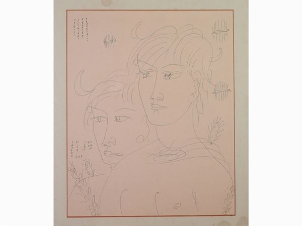 Tono Zancanaro : Figures  ((1906-1985))  - Auction Modern and Contemporary Art - III - Maison Bibelot - Casa d'Aste Firenze - Milano