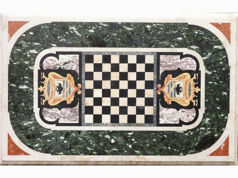 Piano in Commesso di Marmi Colorati