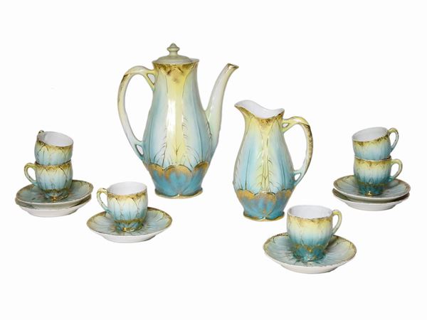 A Polychrome Porcelain Coffee Set  (Ginori Manufacture, early 20th Century)  - Auction Furniture and Old Master Paintings - I - Maison Bibelot - Casa d'Aste Firenze - Milano
