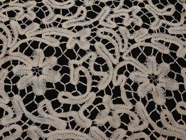 An Important Bobbin Lace Tablecloth