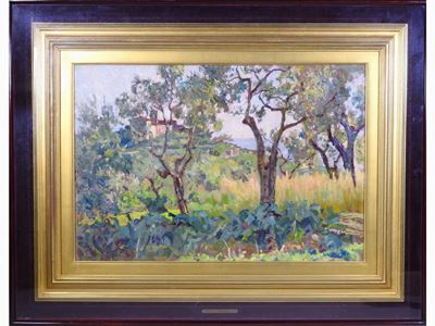 Tramonto in Montevettolini 1945