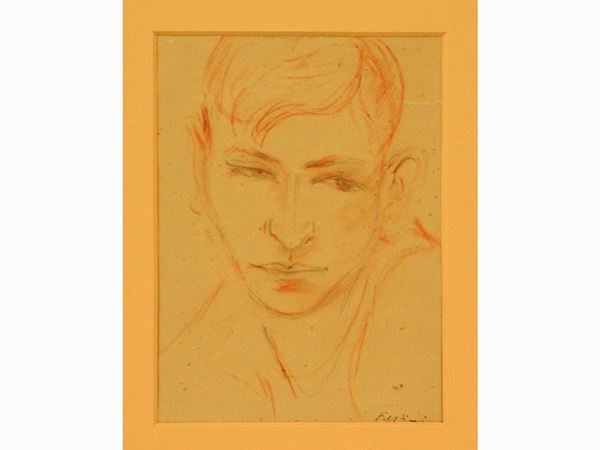 Filippo De Pisis - Portrait of a Boy 1920s