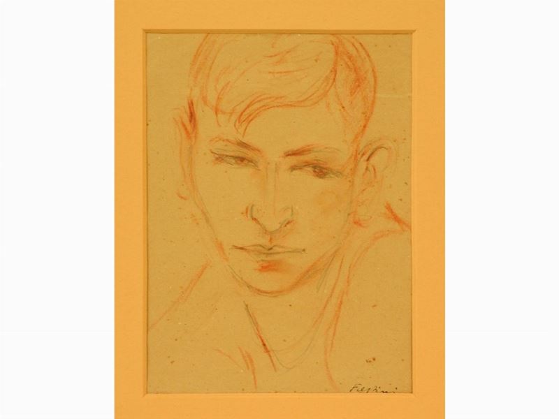 Filippo De Pisis - Ritratto di Ragazzo Anni Venti