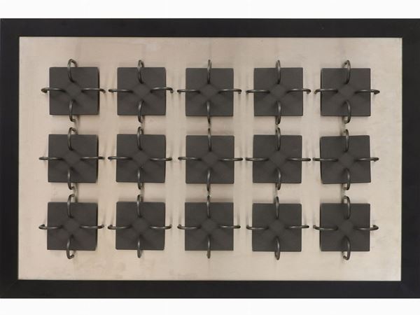 Three Decorative Metal Panels