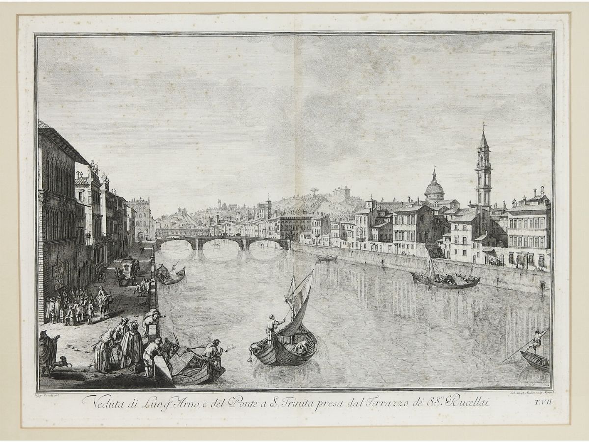 Giuseppe Zocchi - Scelta di XXIV Vedute delle Principali Contrade, Piazze, Chiese e Palazzi della...