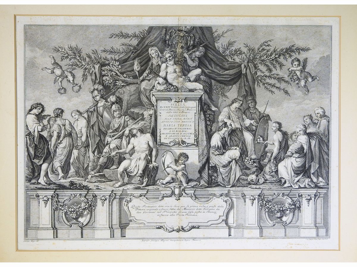 Giuseppe Zocchi - Scelta di XXIV Vedute delle Principali Contrade, Piazze, Chiese e Palazzi della...