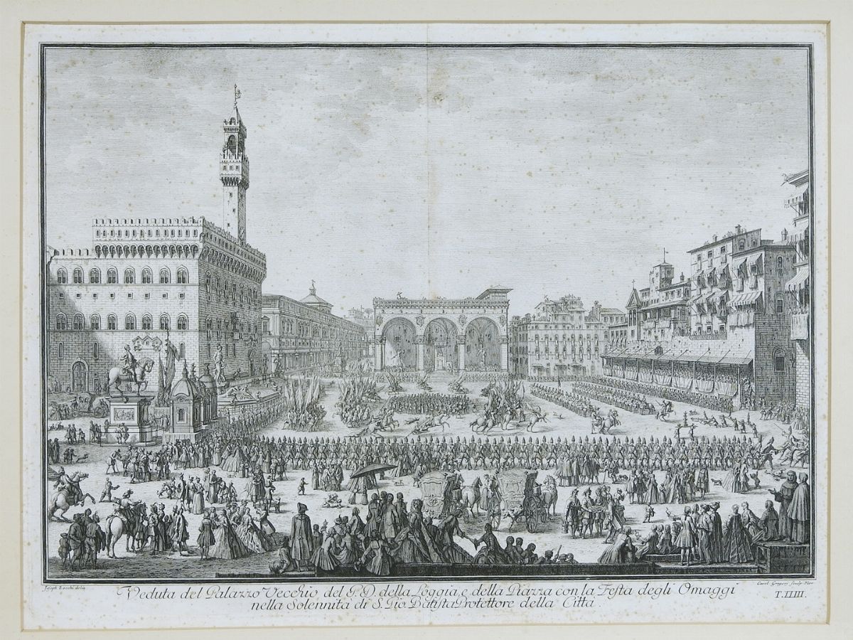 Giuseppe Zocchi - Scelta di XXIV Vedute delle Principali Contrade, Piazze, Chiese e Palazzi della...