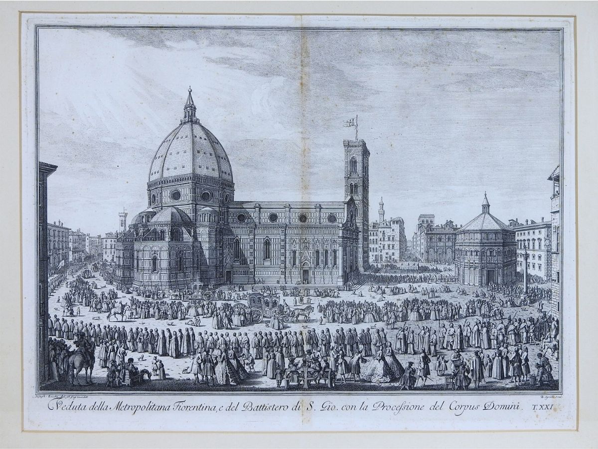 Giuseppe Zocchi - Scelta di XXIV Vedute delle Principali Contrade, Piazze, Chiese e Palazzi della...