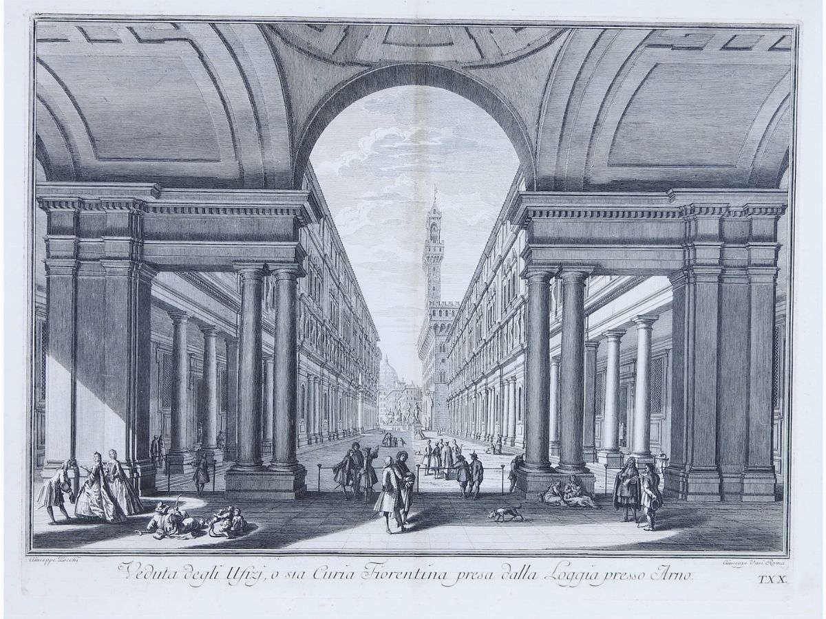 Giuseppe Zocchi - Scelta di XXIV Vedute delle Principali Contrade, Piazze, Chiese e Palazzi della...