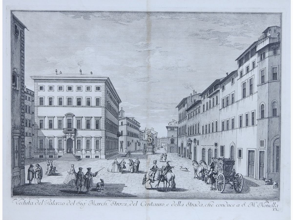 Giuseppe Zocchi - Scelta di XXIV Vedute delle Principali Contrade, Piazze, Chiese e Palazzi della...