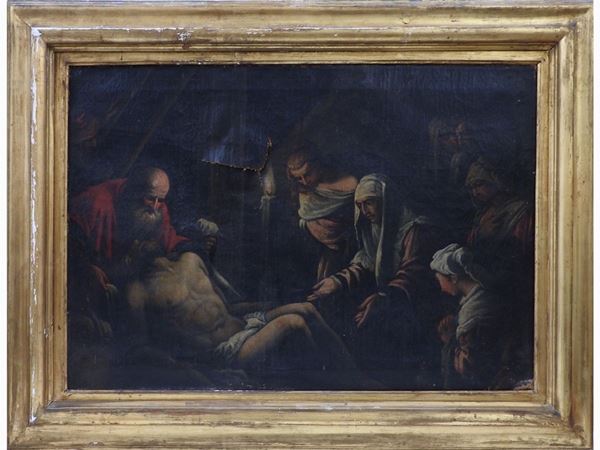 Da Jacopo Bassano, XVIII secolo - Compianto su Cristo morto