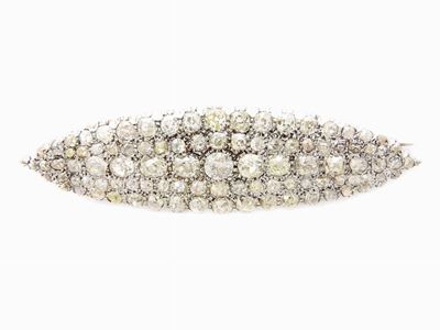 Spilla in Oro Bianco e Diamanti