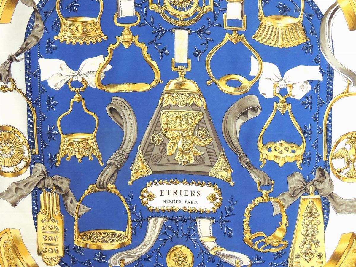 Foulard Carrè in Seta "etriers", Hermés