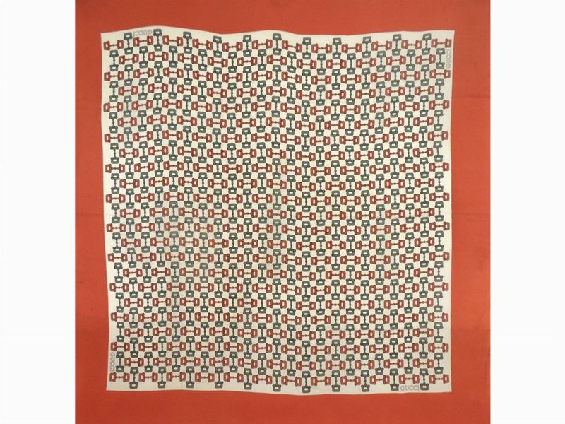 Foulard in Crêpe De Chine, Gucci