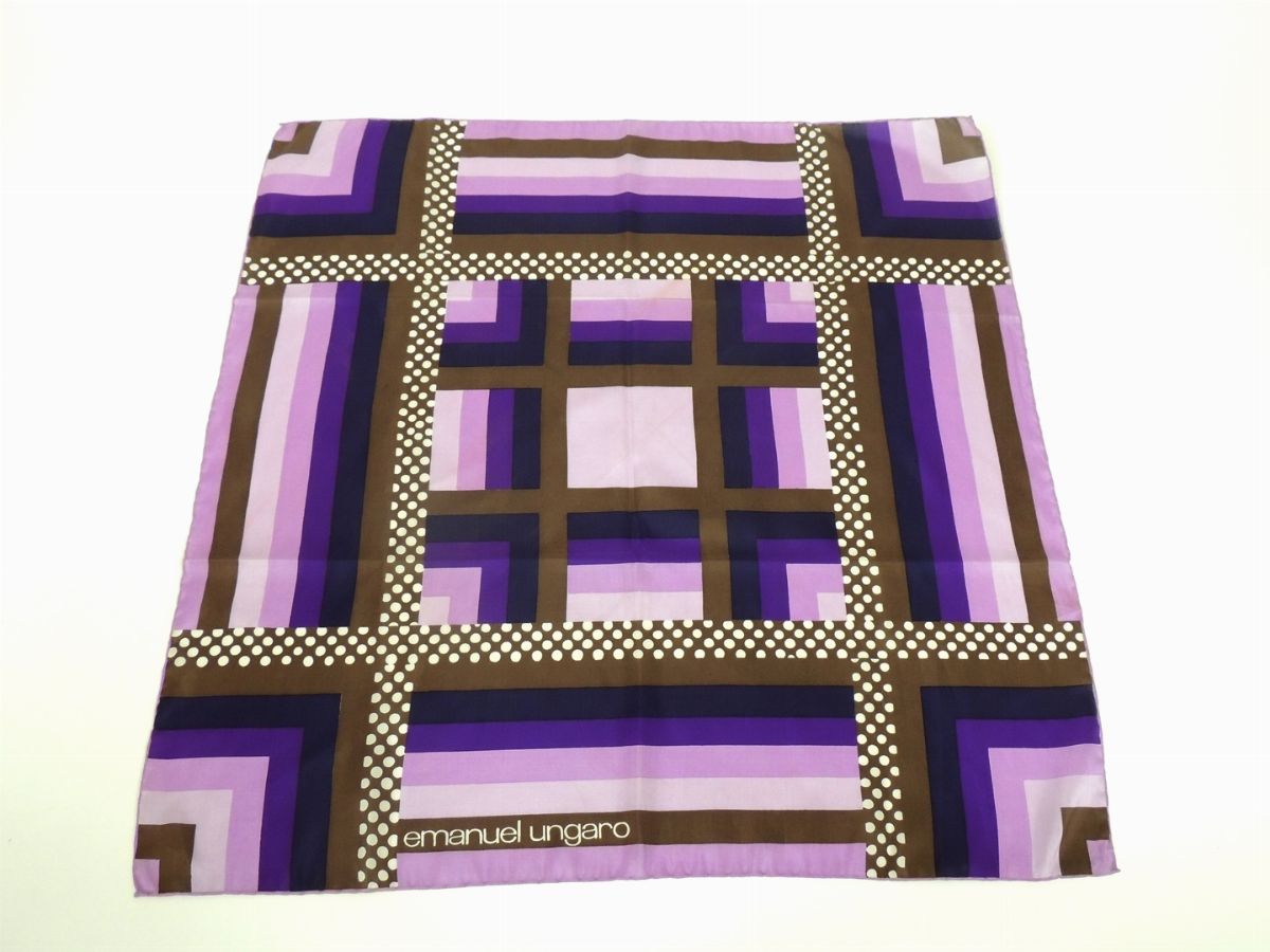 Lotto di Foulard in Seta, Ungaro, Ken Scott e Gherardini