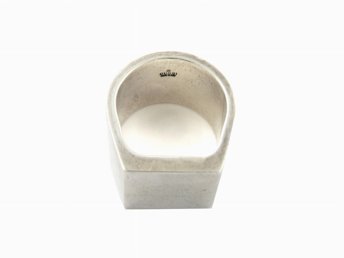 Anello Chevalier in Argento, Gucci