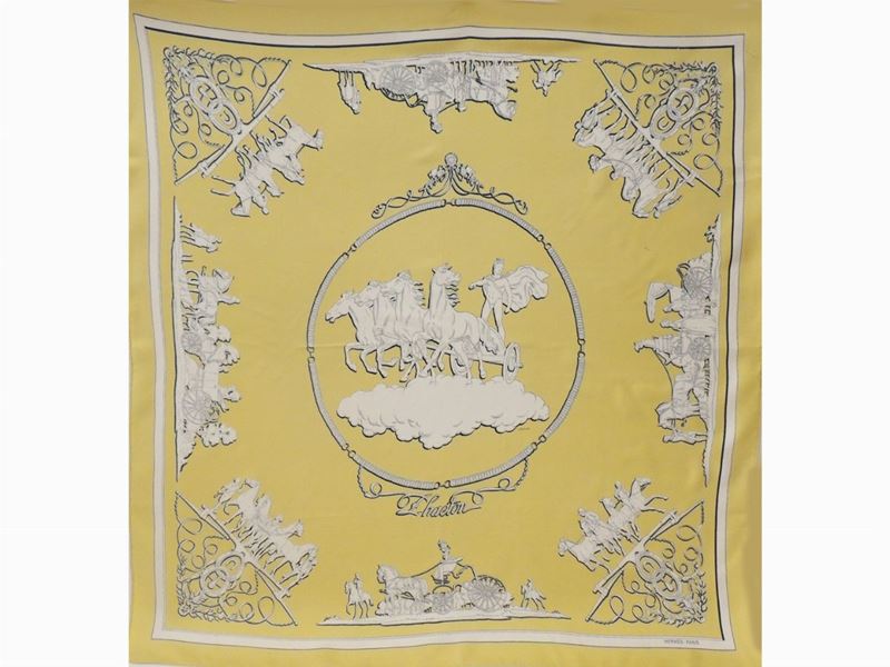 Foulard Carrè in Seta "phaeton", Hermés