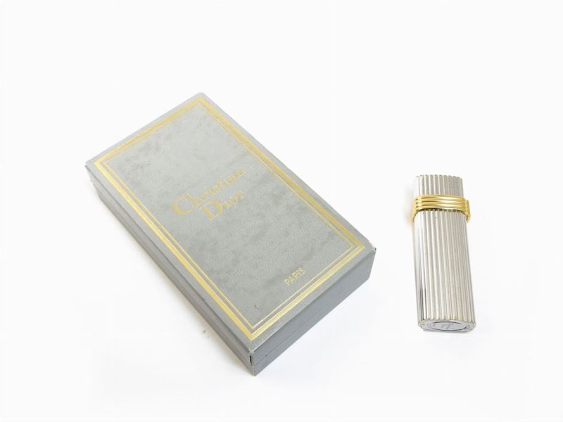 Accendino Christian Dior Acciaio e Placcato Oro Giallo