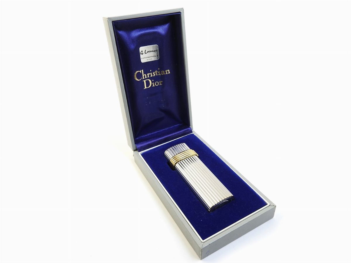 Accendino Christian Dior Acciaio e Placcato Oro Giallo