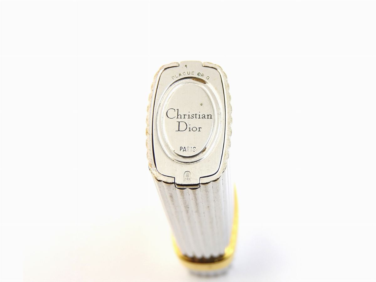 Accendino Christian Dior Acciaio e Placcato Oro Giallo