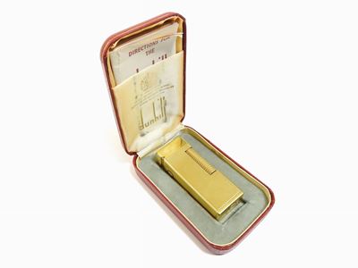 Accendino Dunhill Laminato Oro Giallo