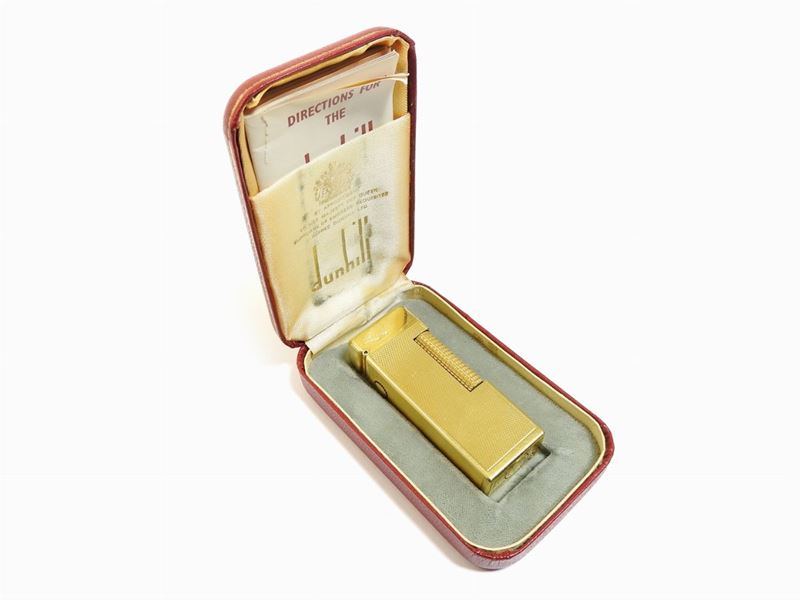 Accendino Dunhill Laminato Oro Giallo