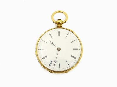 Orologio da Tasca Deville in Oro Giallo
