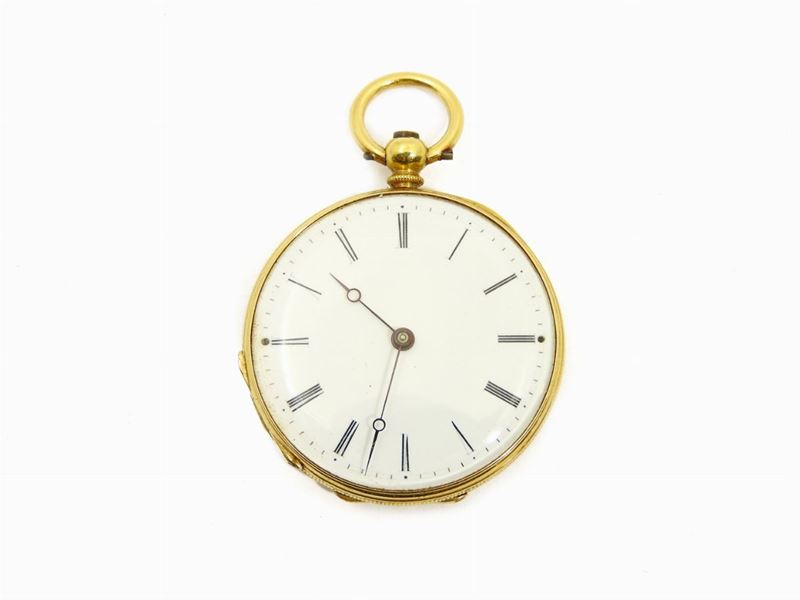 Orologio da Tasca Deville in Oro Giallo