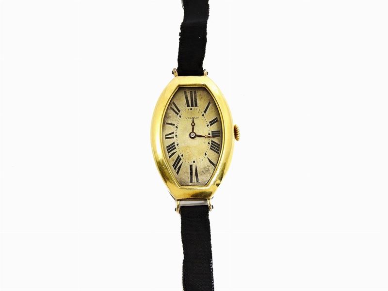 Orologio da Polso per Donna Vulcain in Oro Giallo