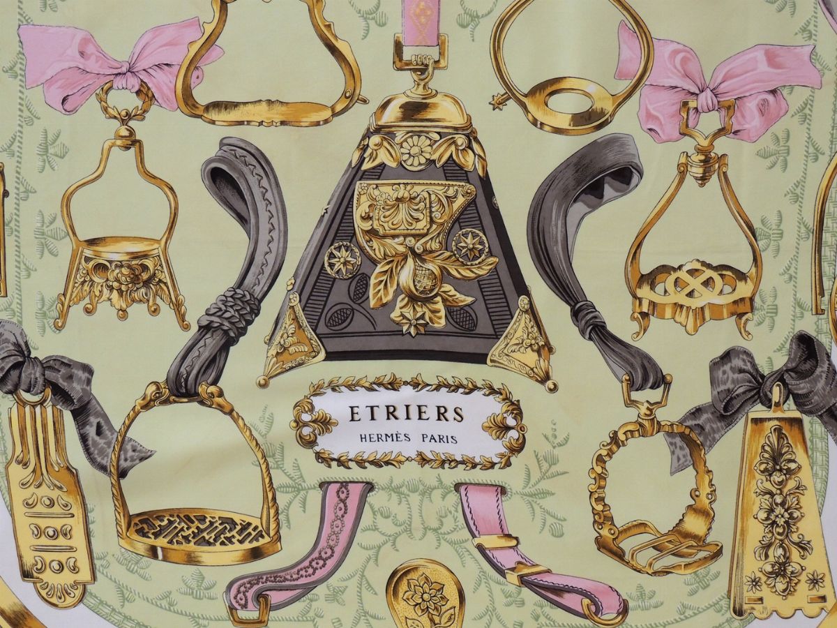 Foulard Carrè in Seta "etriers", Hermés