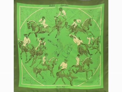 Foulard Carrè in Seta "ballet Equestre", Hermés