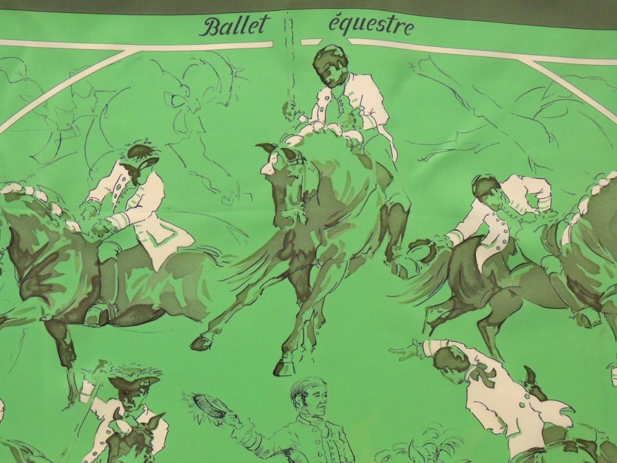 Foulard Carrè in Seta "ballet Equestre", Hermés