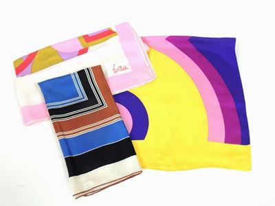 Tre Foulard in Seta